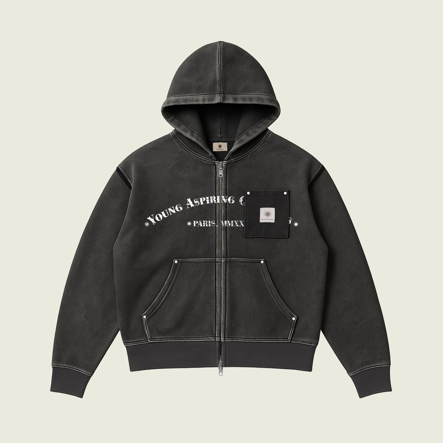 Carpenter Zip-up Hoodie
