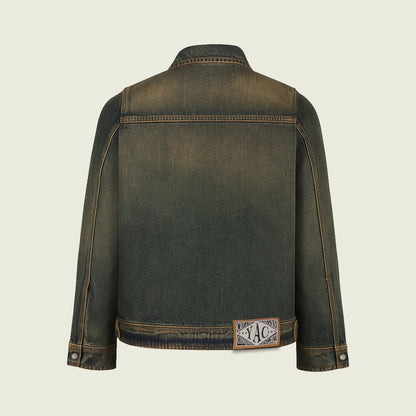 Ranch Washed Denim Trucker Jacket