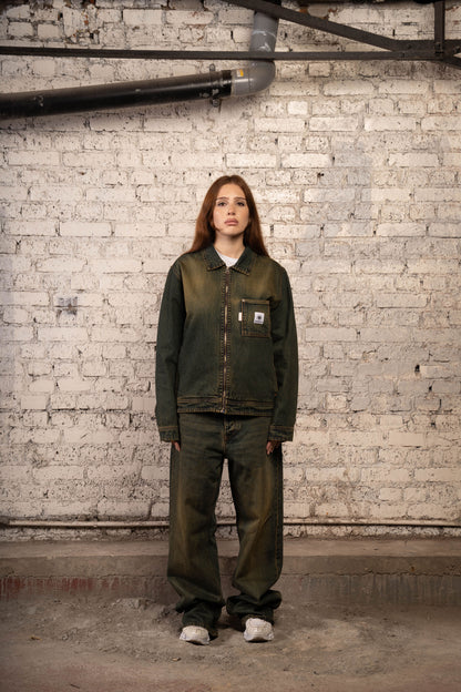 Ranch Washed Denim Trucker Jacket