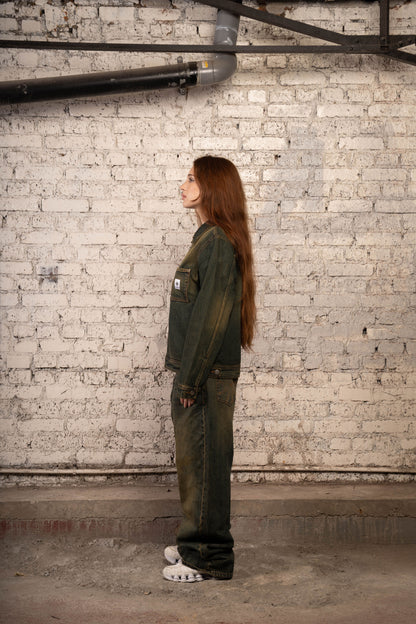 Ranch Washed Denim Trucker Jacket